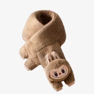 Pop Mart Warm Fluffy Holiday Series LABUBU Plush Scarf
